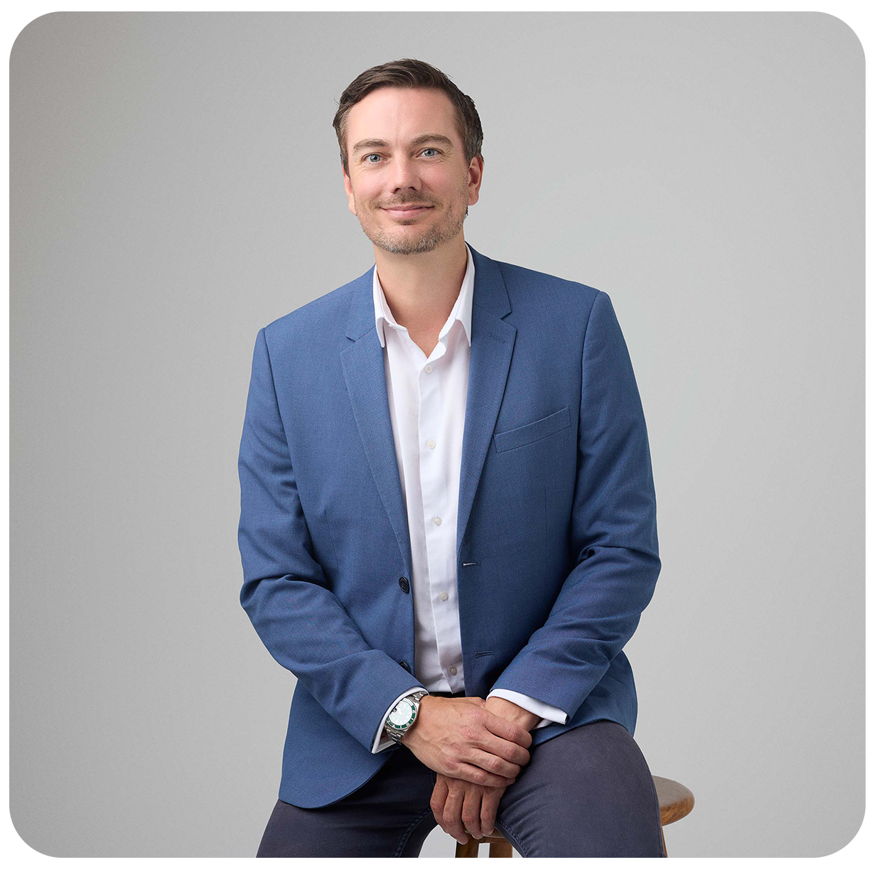 Portrait photograph of Leon Baronowski