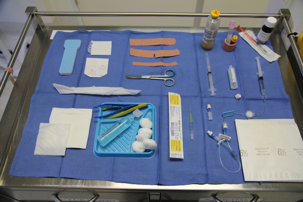 Figure 1: Equipment for IV insertion