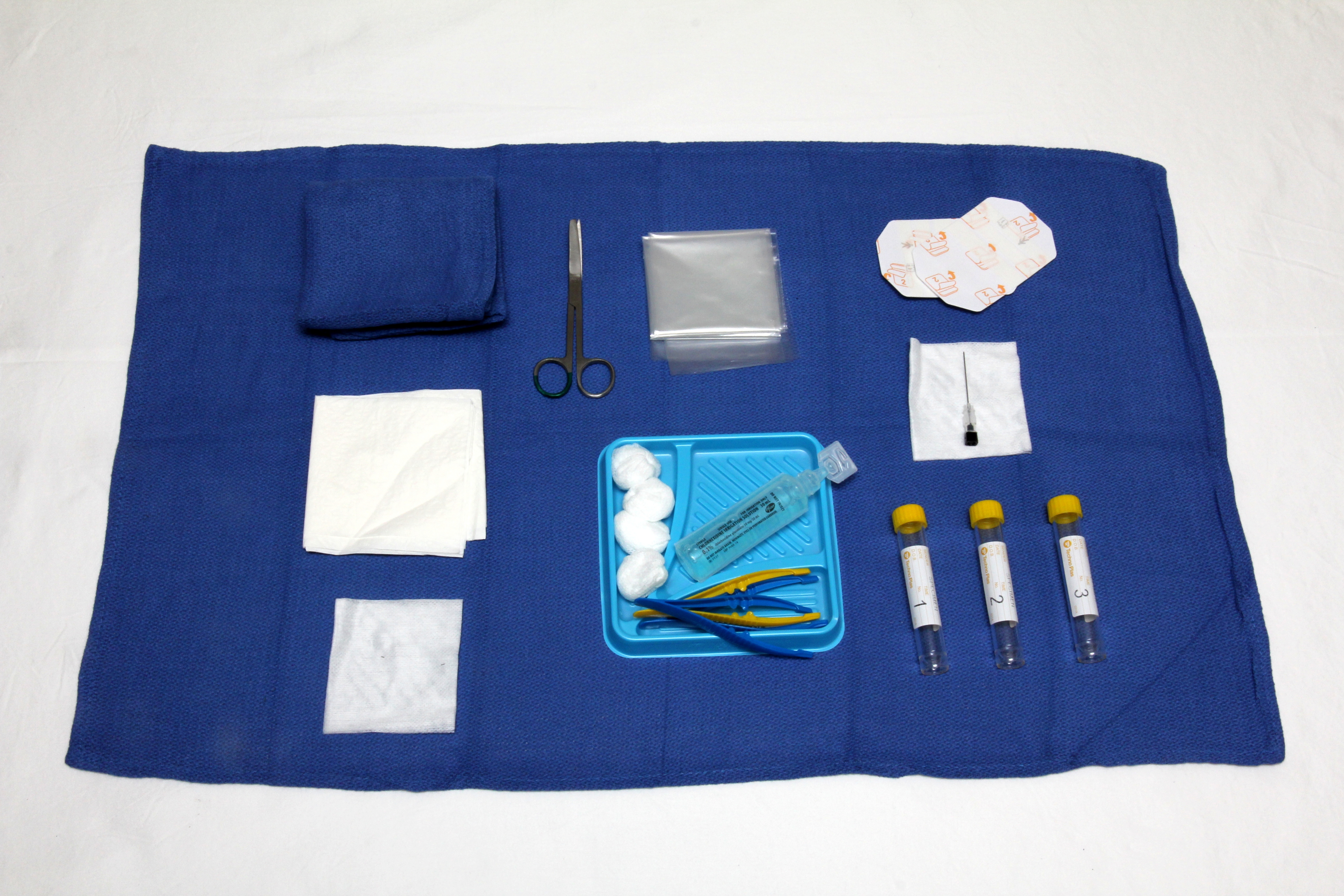 Figure 1: Lumbar puncture equipment