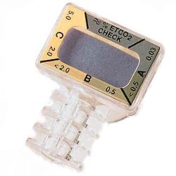 Pedi-cap end tidal CO2 detector