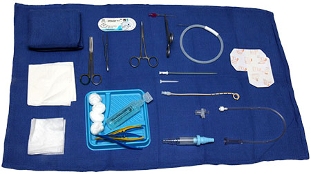 Equipment for pigtail catheter